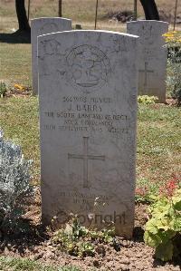 Bone War Cemetery, Annaba - Barry, John